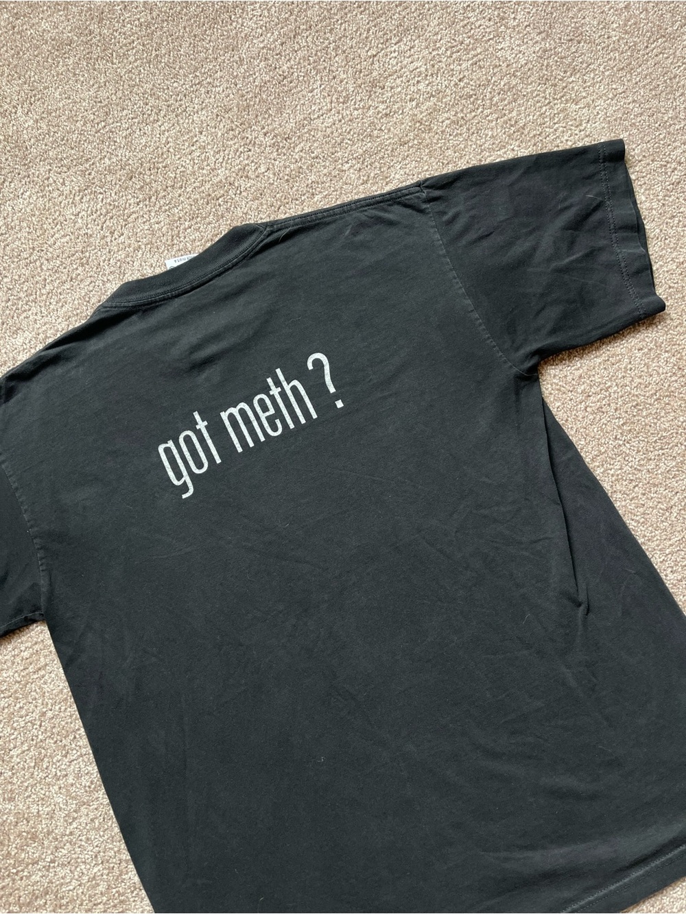 VTG 90s The Crystal Method "Got Meth?" Faded Black Electronic Band Tee - Picture 6 of 8